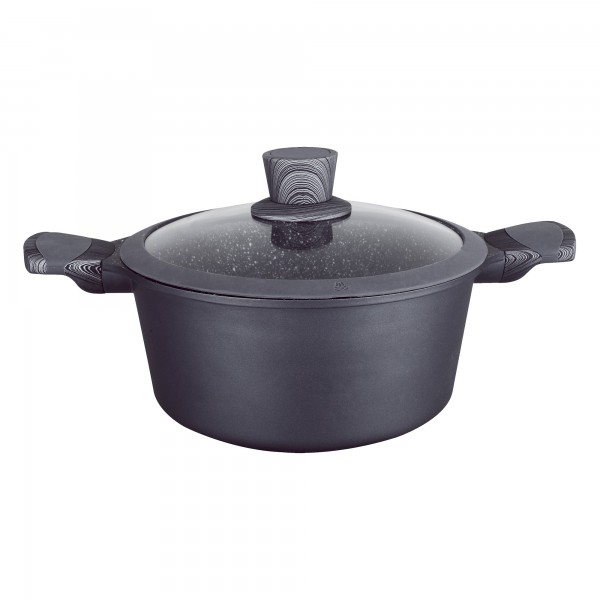 Cacerola aluminio fundido premium alta piedra 20cm