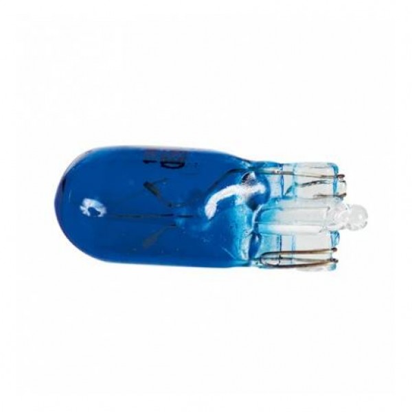 Lámparas wedge 12v 3w (t10) w2.1x9.5d azul.blis 2 ud