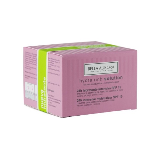 Bella aurora hydrarich crema spf15 50ml