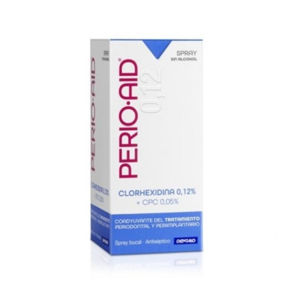 Perio-Aid 0,12% Tratamiento Spray Bucal Sin Alcohol 50 ml